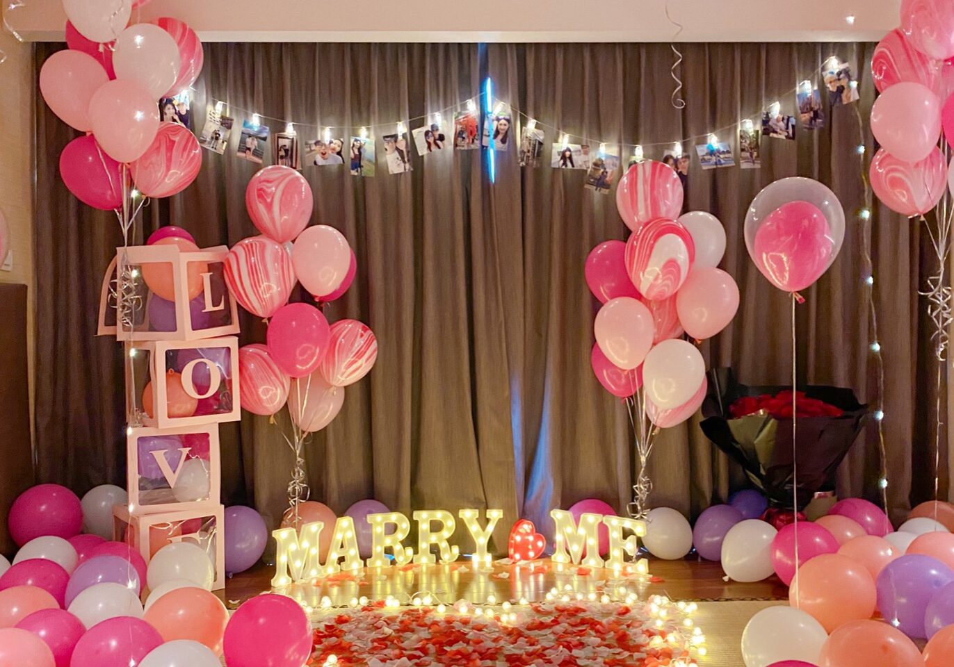 ❤️求婚浪漫（精選）romantic _ proposal balloon decoration_210409_74